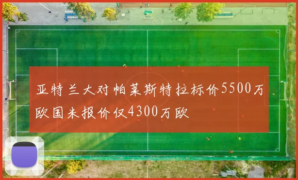 亚特兰大对帕莱斯特拉标价5500万欧国米报价仅4300万欧